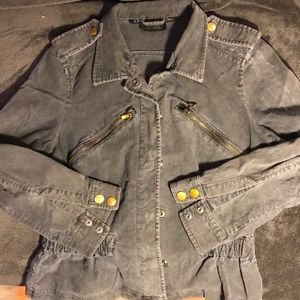 Gray Corduroy Jacket